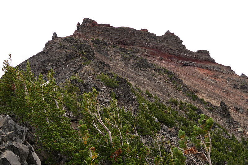 Broken Top's summit [Broken Top climber's trail, Three Sisters Wilderness, Deschutes County, Oregon]