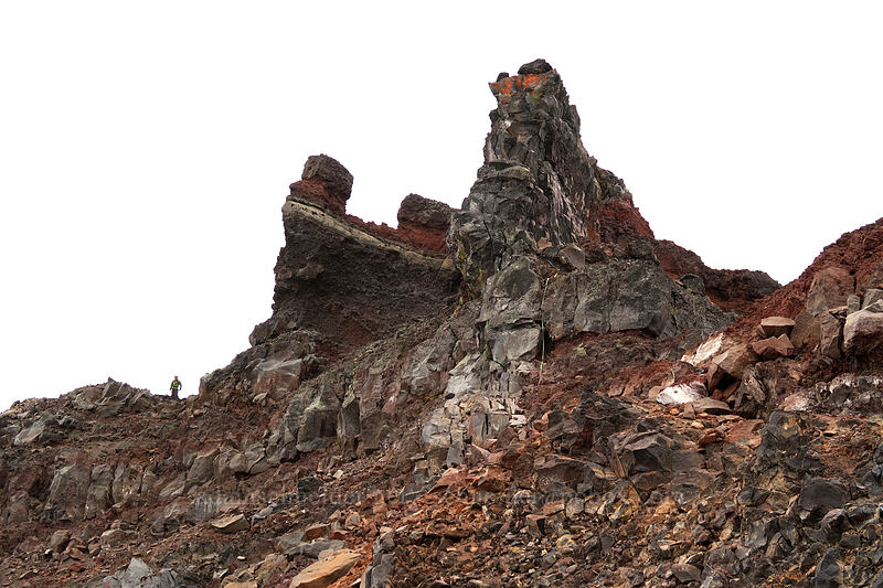 Broken Top's summit [Broken Top climber's trail, Three Sisters Wilderness, Deschutes County, Oregon]