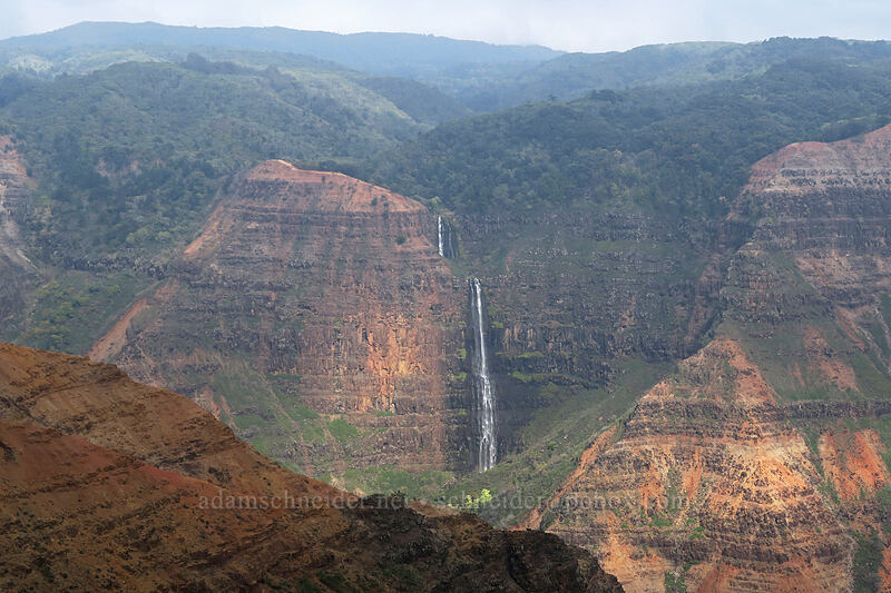 Waipo'o Falls [Waimea Canyon Drive, Waimea Canyon State Park, Kaua'i, Hawaii]