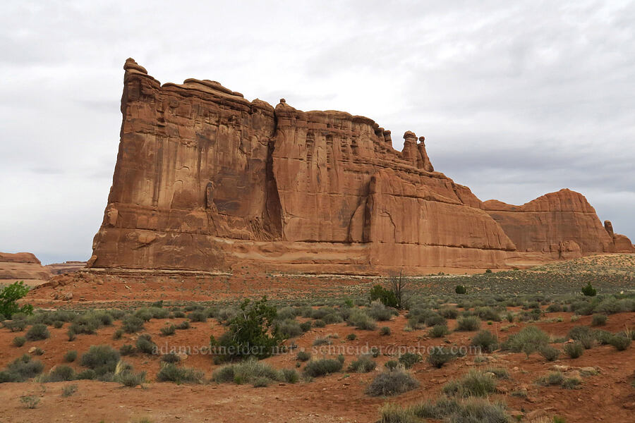 Tower of Babel [Courthouse Towers Viewpoint, Arches National Park, Grand County, Utah]