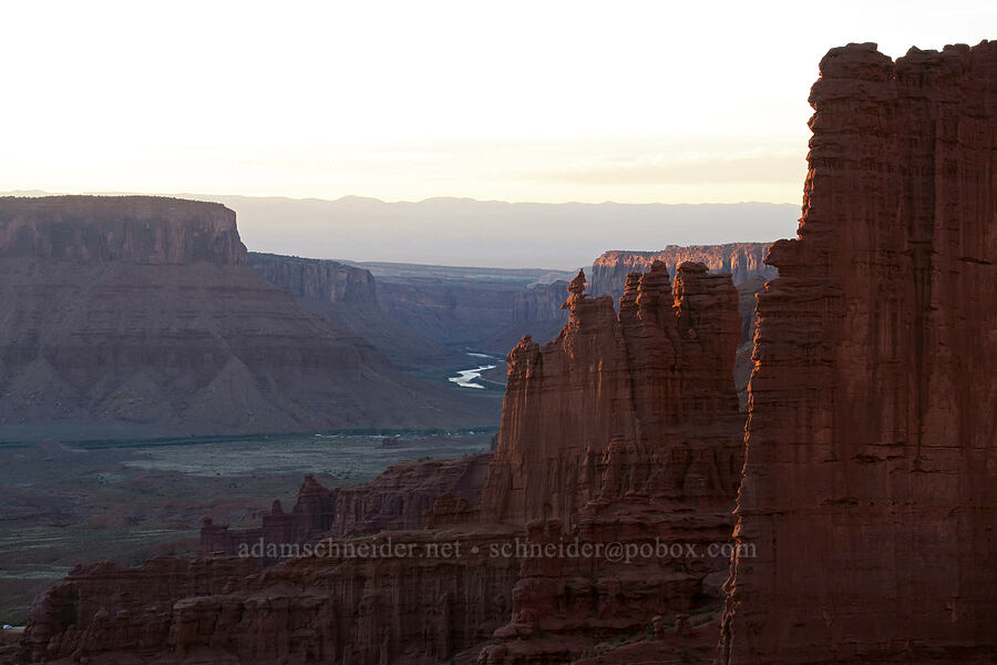 Fisher Towers & the Colorado River [Fisher Towers Trail, Grand County, Utah]