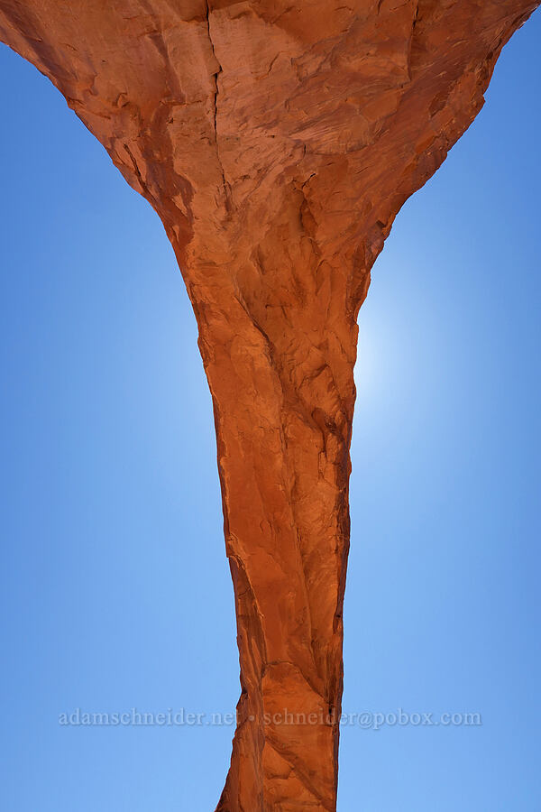 Corona Arch from below [Corona Arch Trail, Moab, Grand County, Utah]