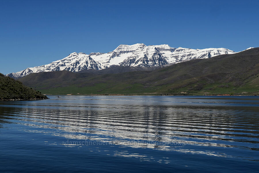 Mount Timpanogos & Deer Creek Reservoir [U.S. Highway 189, Wasatch County, Utah]
