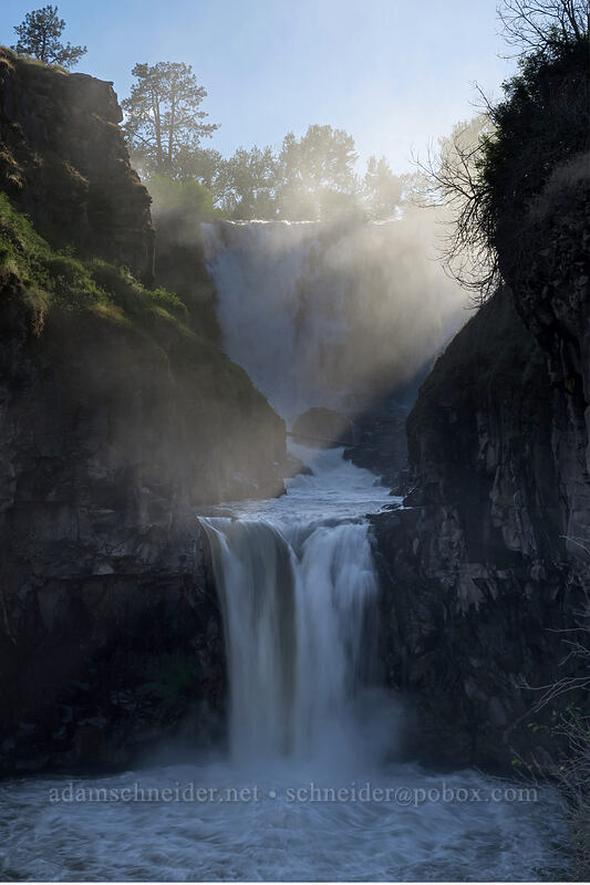 White River Falls & Celestial Falls [White River Falls State Park, Wasco County, Oregon]