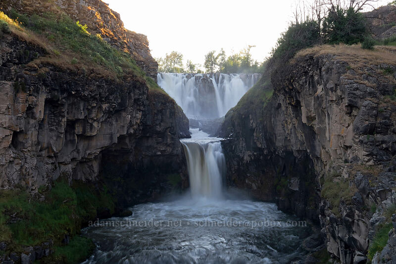 White River Falls & Celestial Falls [White River Falls State Park, Wasco County, Oregon]