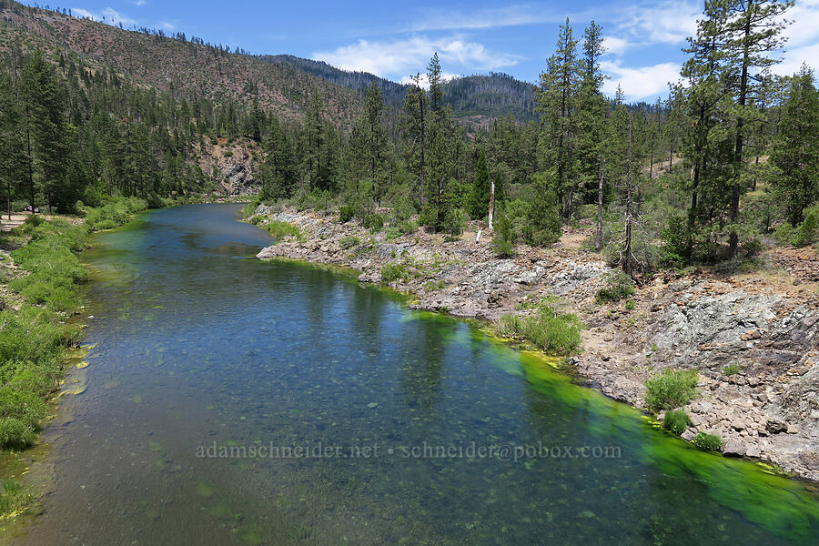 Illinois River [Eight Dollar Bridge, Rogue River-Siskiyou National Forest, Josephine County, Oregon]