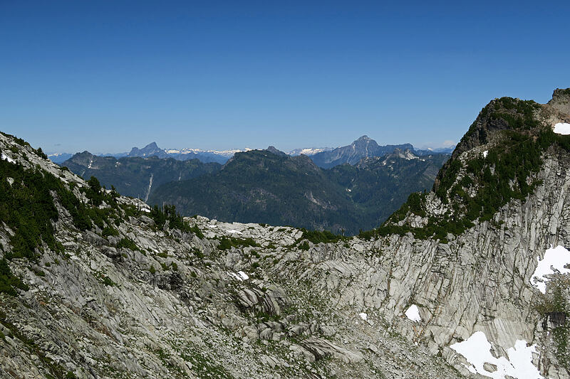 saddle between Wolf Peak & Sperry peak [Vesper Peak, Morning Star NRCA, Snohomish County, Washington]