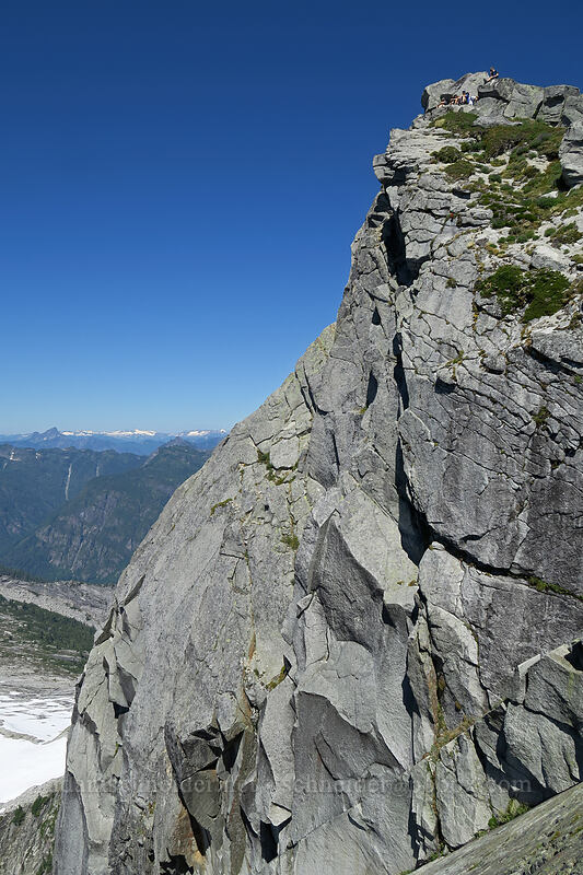 Vesper Peak's northwest face [Vesper Peak summit, Mount Baker-Snoqualmie National Forest, Snohomish County, Washington]