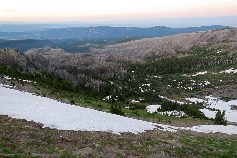 Elk Cove [above Dollar Lake, Mt. Hood Wilderness, Hood River County, Oregon]