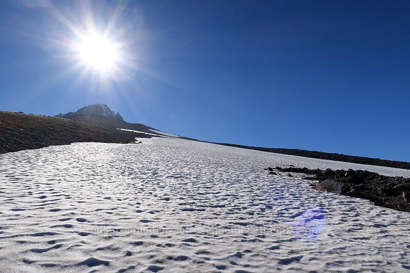 sun & snow [Timberline Trail, Mt. Hood Wilderness, Hood River County, Oregon]