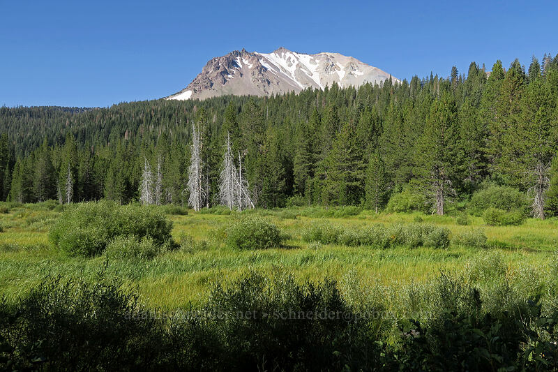 Lassen Peak [Hat Lake, Lassen Volcanic National Park, Shasta County, California]