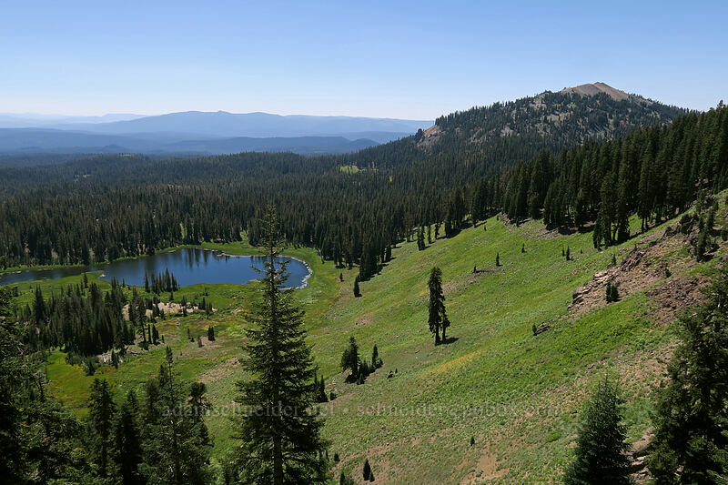 Crumbaugh Lake & Mt. Conard [Bumpass Hell Trail, Lassen Volcanic National Park, Shasta County, California]
