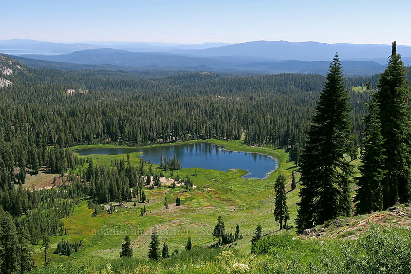 Crumbaugh Lake [Bumpass Hell Trail, Lassen Volcanic National Park, Shasta County, California]