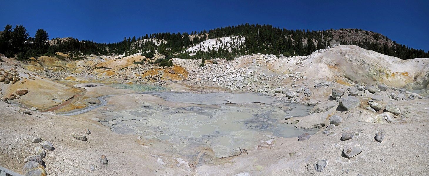 Bumpass Hell panorama [Bumpass Hell, Lassen Volcanic National Park, Shasta County, California]