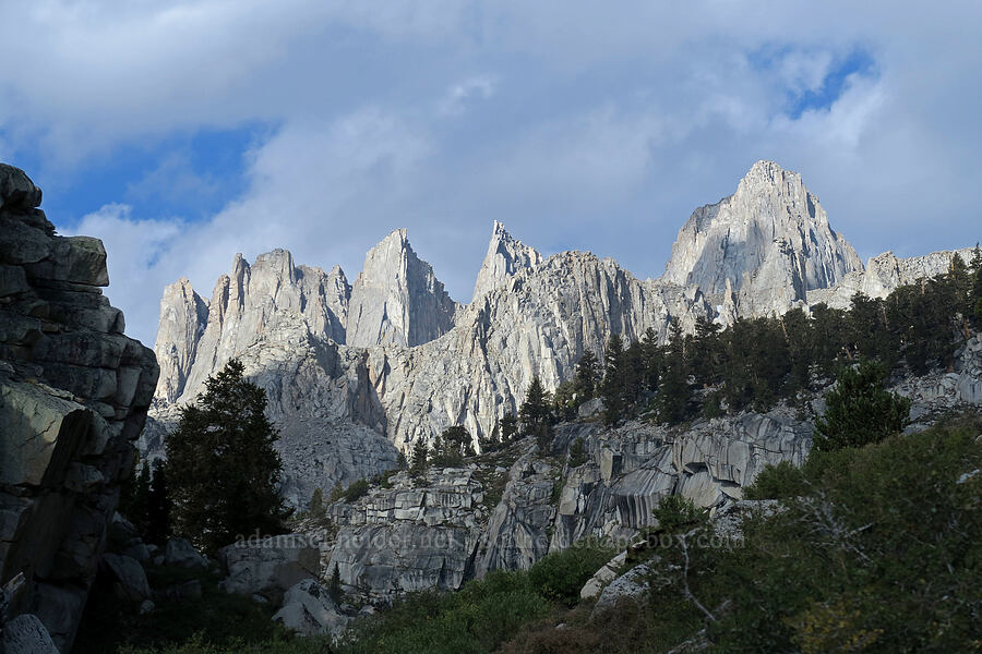needles & Mount Whitney [Mt. Whitney Mountaineer's Route, John Muir Wilderness, Inyo County, California]