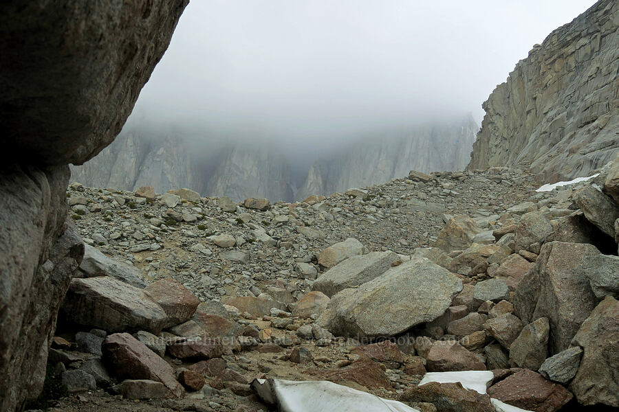 thunderstorm [Mt. Whitney Mountaineer's Route, John Muir Wilderness, Inyo County, California]