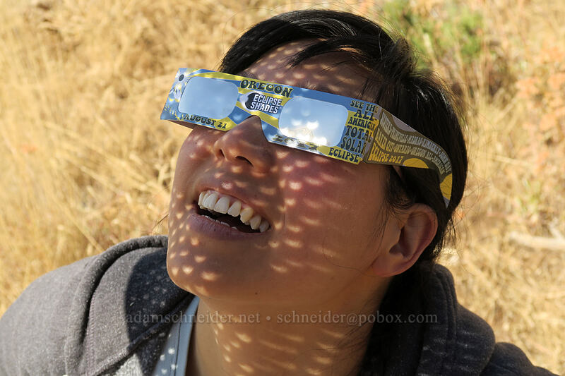 eclipse-gazing [Long Creek Mountain, Malheur National Forest, Grant County, Oregon]