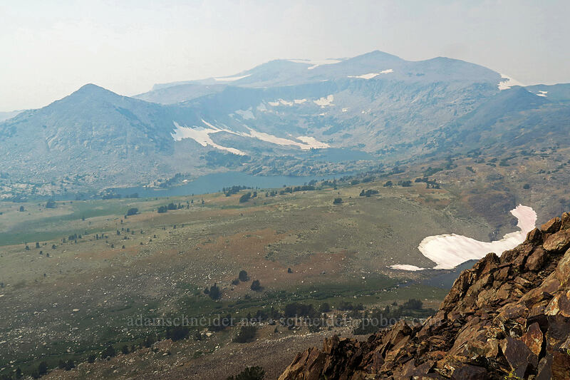 Granite Lakes [Gaylor Peak summit, Yosemite National Park, Tuolumne County, California]