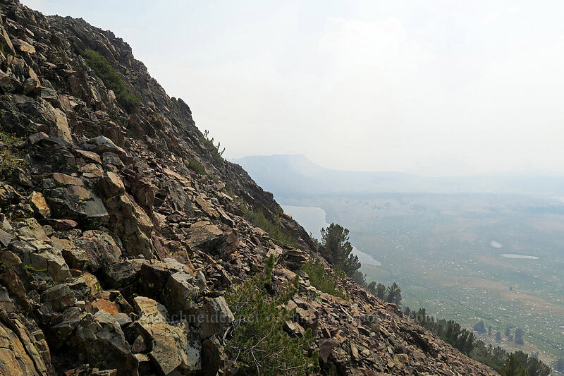 smoke [Gaylor Peak summit, Yosemite National Park, Tuolumne County, California]