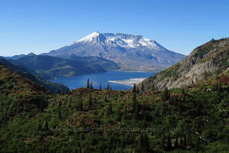 Mount St. Helens & Spirit Lake [Boundary Trail, Mt. St. Helens National Volcanic Monument, Skamania County, Washington]