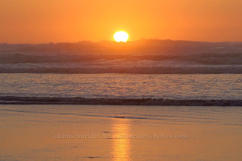 sunset [South Beach State Park, Newport, Lincoln County, Oregon]
