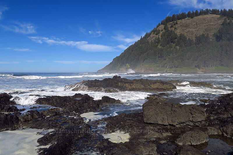 Cape Perpetua & tidepools [Cape Perpetua Scenic Area, Siuslaw National Forest, Lincoln County, Oregon]
