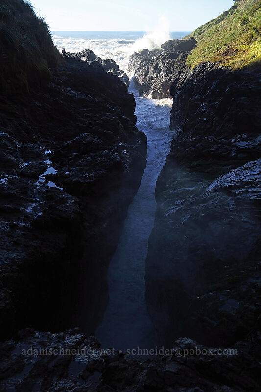Devil's Churn [Cape Perpetua Scenic Area, Siuslaw National Forest, Lincoln County, Oregon]
