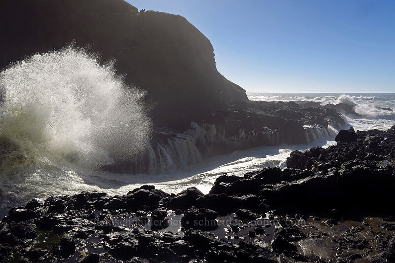 Devil's Churn [Cape Perpetua Scenic Area, Siuslaw National Forest, Lincoln County, Oregon]