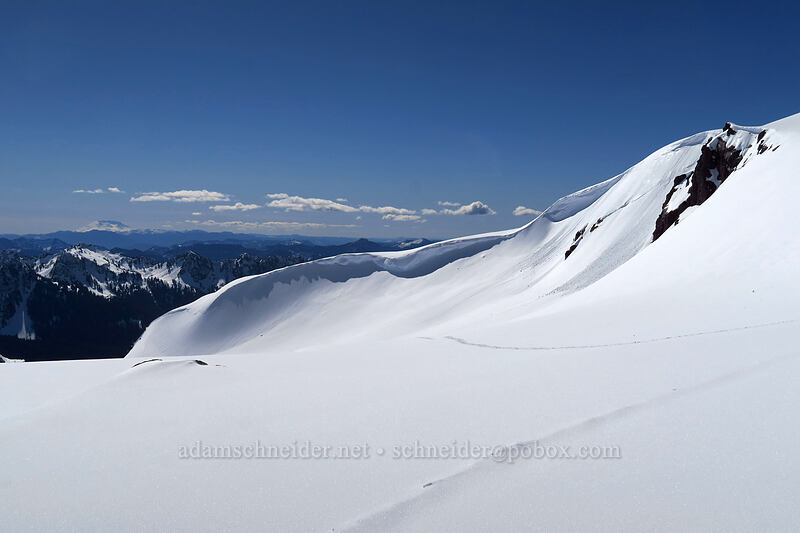 cornices below Panorama Point [above Paradise, Mt. Rainier National Park, Pierce County, Washington]