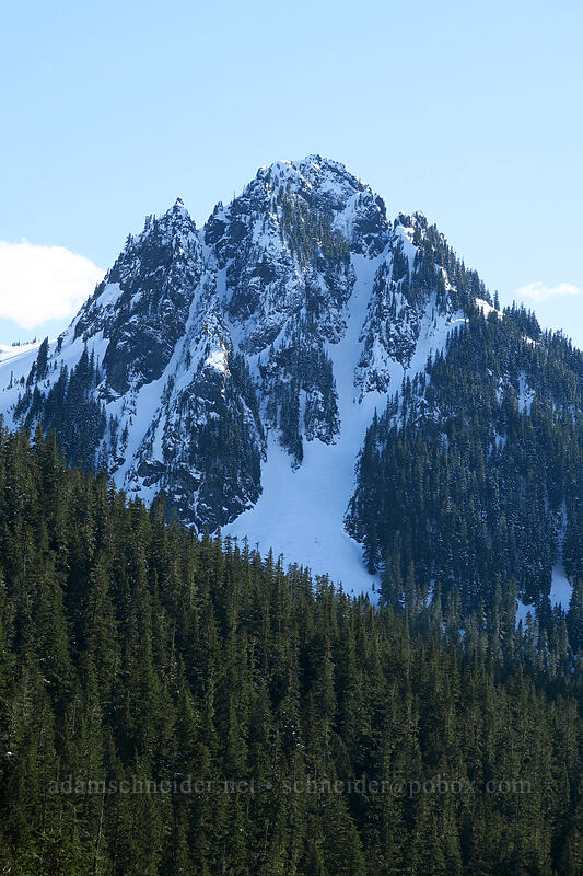 Lane Peak [Narada Falls Viewpoint, Mt. Rainier National Park, Lewis County, Washington]