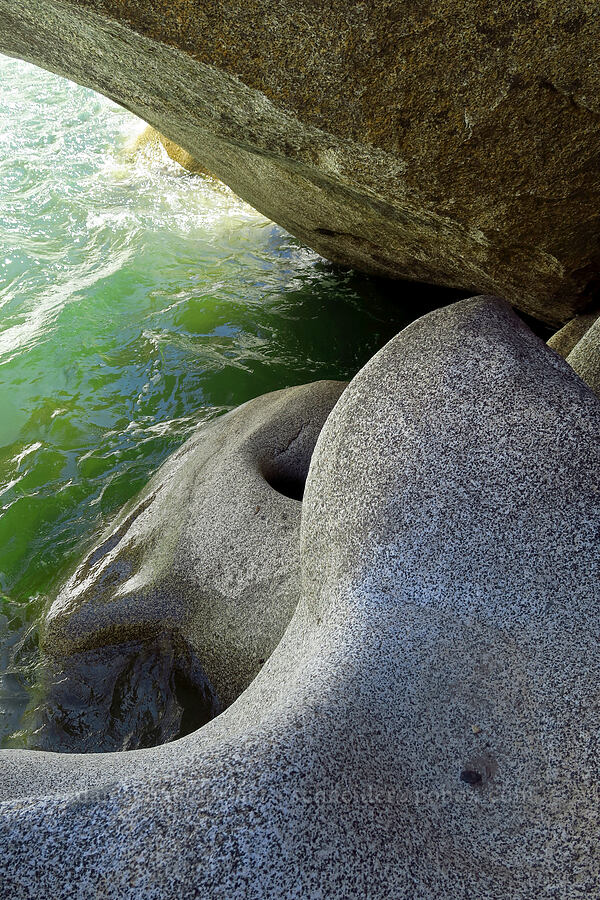 river-worn rock [Cosumnes River Gorge, El Dorado County, California]