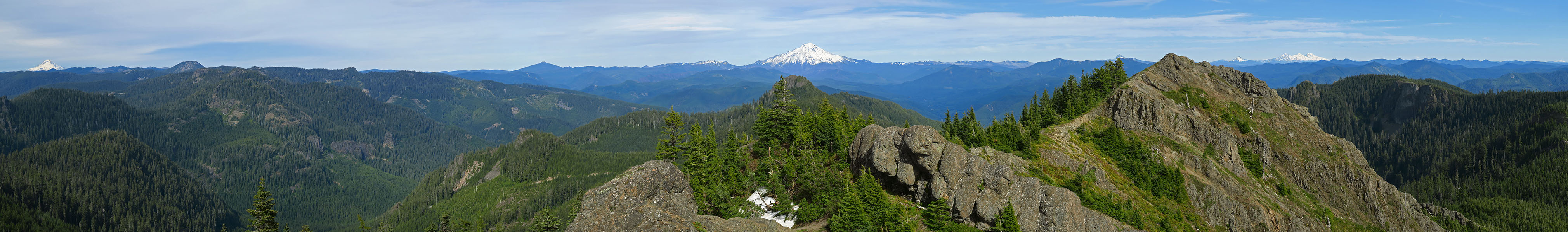 Sardine Mountain panorama [Sardine Mountain, Willamette National Forest, Marion County, Oregon]