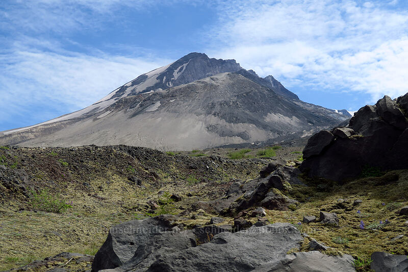 east rim of Mount St. Helens [Loowit Trail, Mt. St. Helens National Volcanic Monument, Skamania County, Washington]