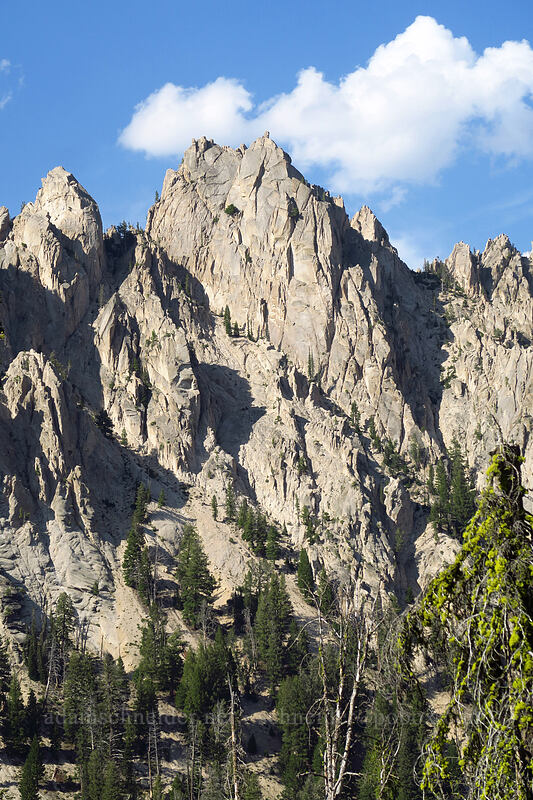 jagged ridge [Iron Creek-Stanley Lake Trail, Sawtooth Wilderness, Custer County, Idaho]