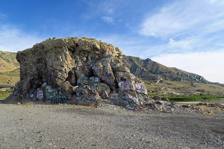 Black Rock [Great Salt Lake, Tooele County, Utah]