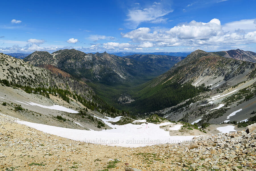 North Fork Rattlesnake Creek Valley [Mt. Aix Trail, William O. Douglas Wilderness, Yakima County, Washington]