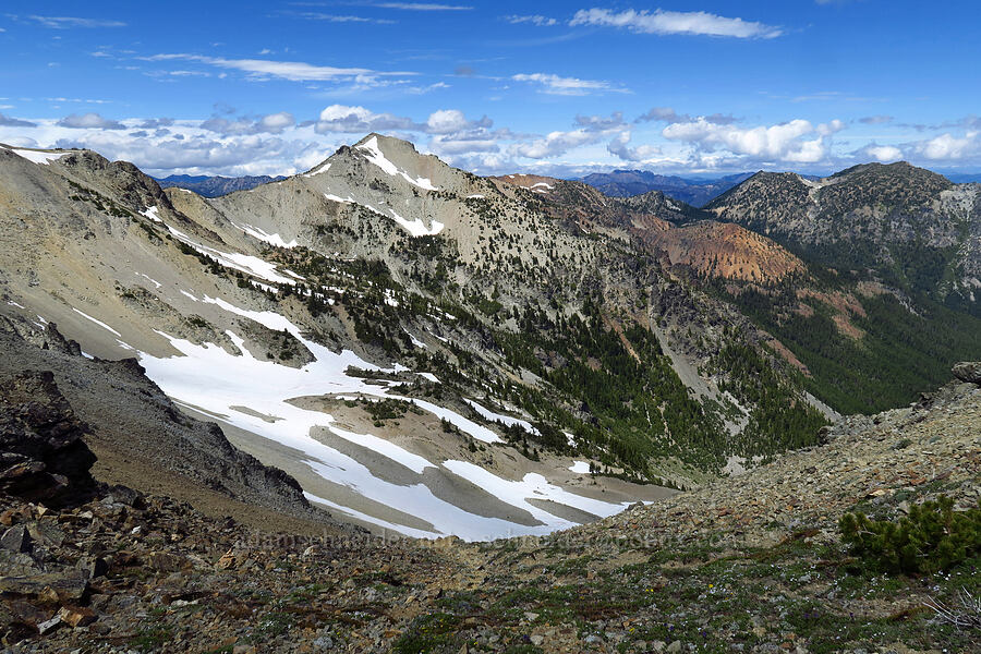 Nelson Ridge & North Fork Rattlesnake Creek Valley [Mt. Aix Trail, William O. Douglas Wilderness, Yakima County, Washington]