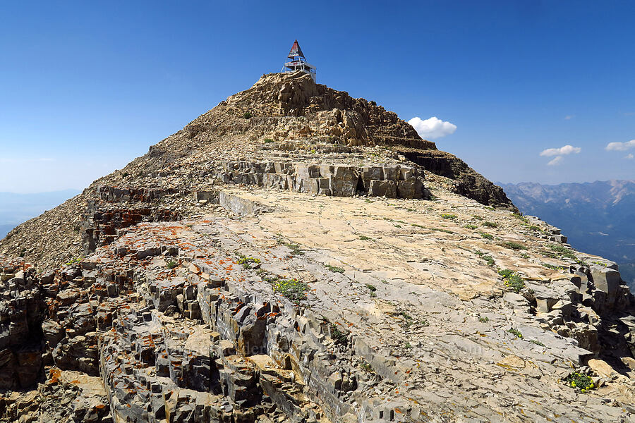 Mt. Timpanogos' summit [Timpanogos Summit Trail, Mount Timpanogos Wilderness, Utah County, Utah]