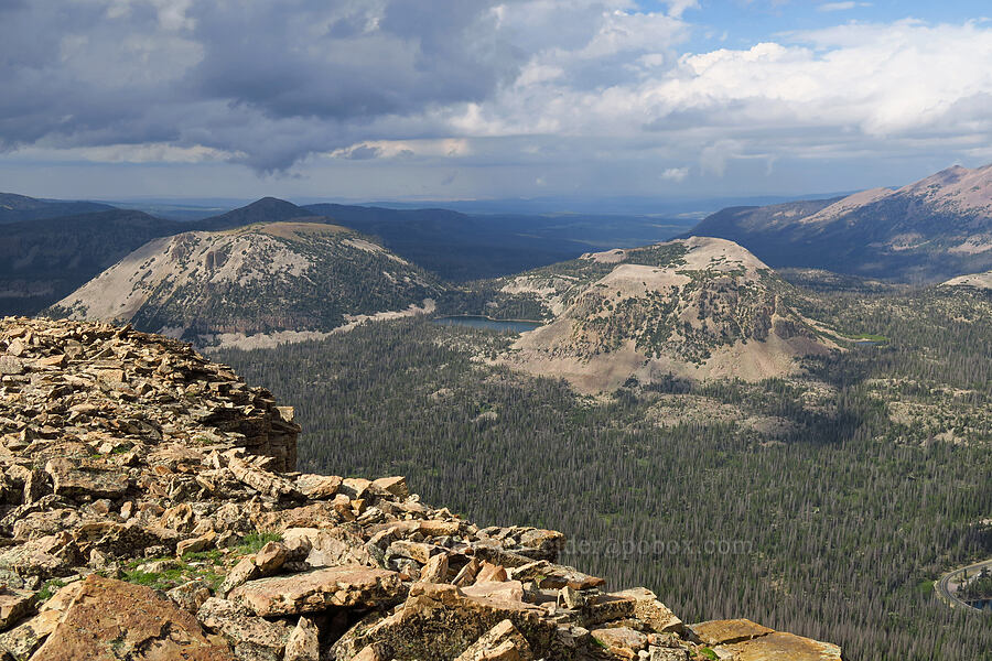 Mt. Marsell & Scout Peak/Lofty Peak [Bald Mountain summit, Uinta-Wasatch-Cache National Forest, Duchesne County, Utah]