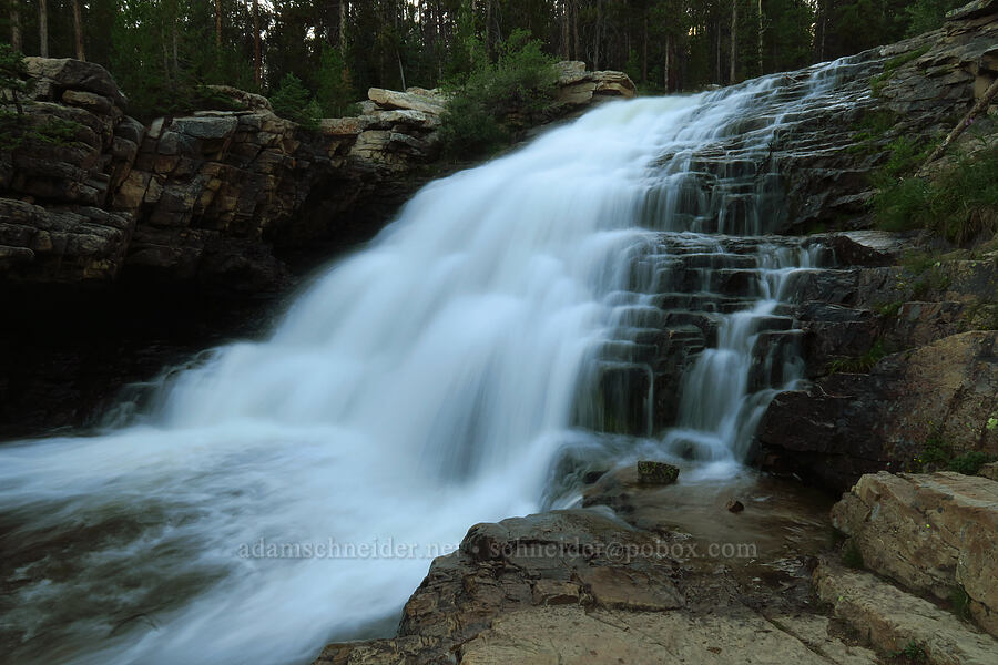 Lower Provo River Falls [Mirror Lake Scenic Byway, Uinta-Wasatch-Cache National Forest, Wasatch County, Utah]