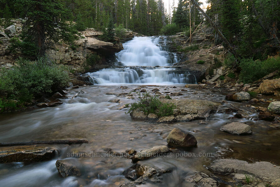 Lower Provo River Falls [Mirror Lake Scenic Byway, Uinta-Wasatch-Cache National Forest, Wasatch County, Utah]
