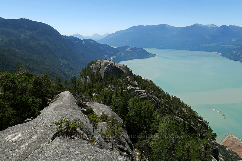 First Peak & Howe Sound [Second Peak, Stawamus Chief Provincial Park, British Columbia, Canada]
