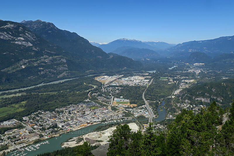 Squamish Valley [Second Peak, Stawamus Chief Provincial Park, British Columbia, Canada]