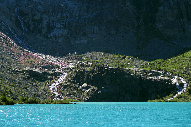 meltwater from Matier Glacier [Joffre Lakes Trail, Joffre Lakes Provincial Park, British Columbia, Canada]