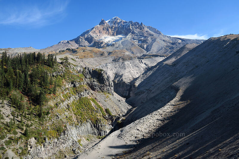 Mount Hood & Sandy River Canyon [Pacific Crest Trail, Mt. Hood Wilderness, Clackamas County, Oregon]