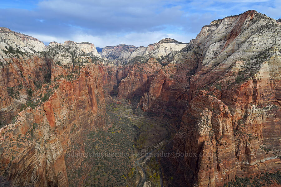 Upper Zion Canyon [Angel's Landing, Zion National Park, Washington County, Utah]