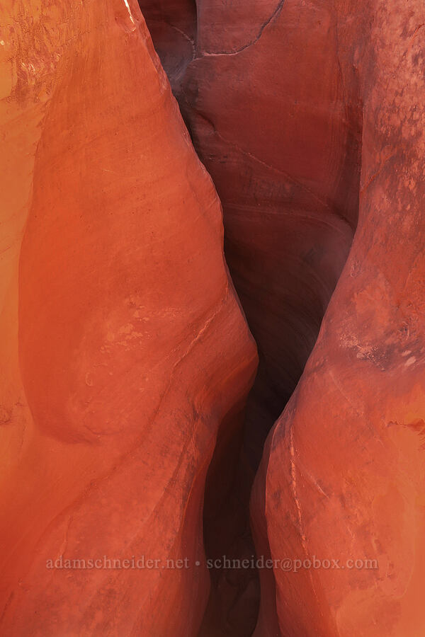 narrow gap [Spooky Slot Canyon, Grand Staircase-Escalante National Monument, Kane County, Utah]