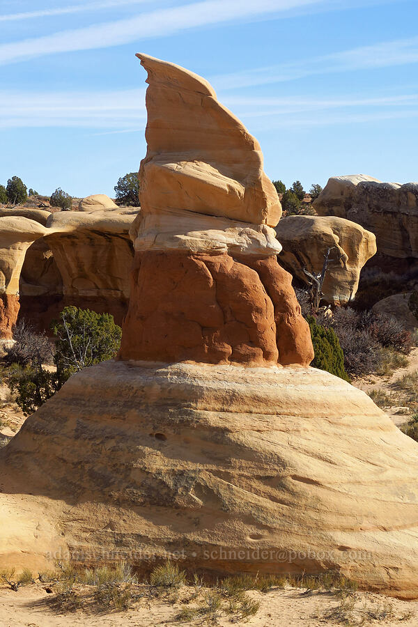 hoodoo [Devil's Garden, Grand Staircase-Escalante National Monument, Garfield County, Utah]