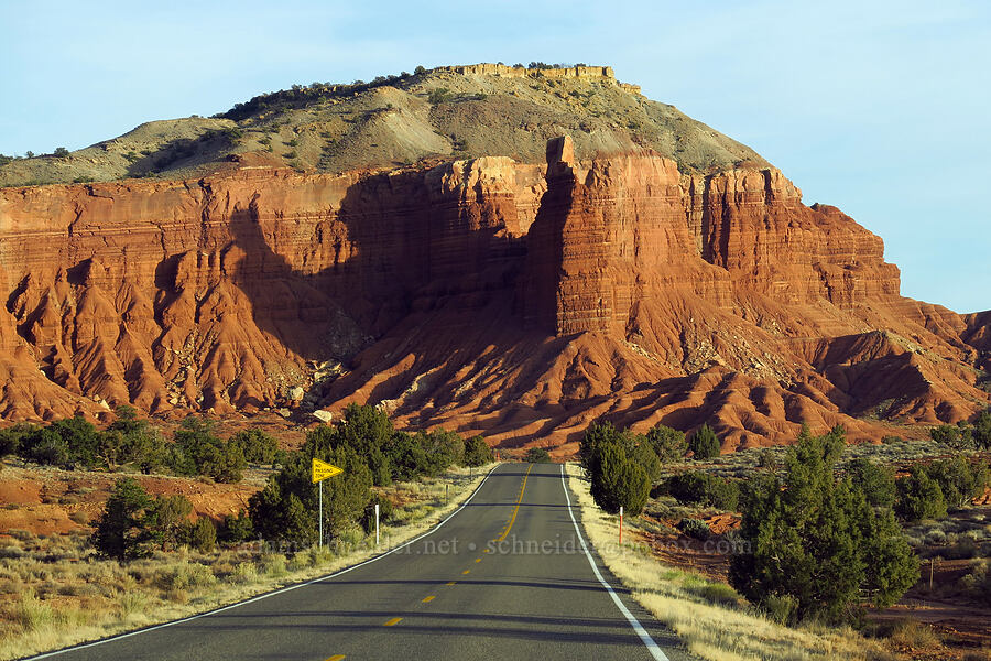 Chimney Rock & Mummy Cliff [Utah SR-24, Capitol Reef National Park, Wayne County, Utah]
