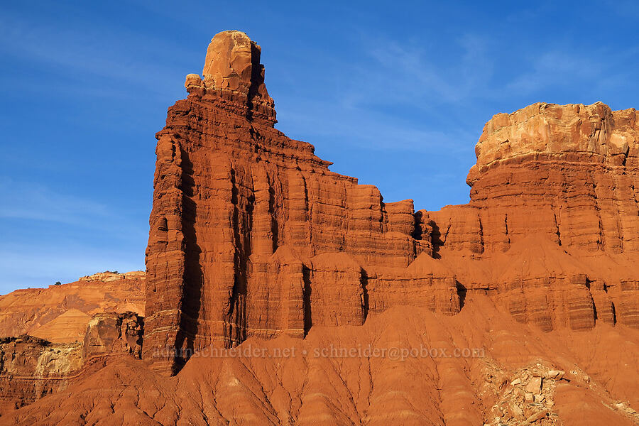 Chimney Rock [Utah SR-24, Capitol Reef National Park, Wayne County, Utah]